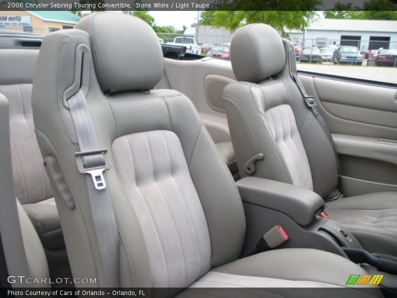 Stone White / Light Taupe 2006 Chrysler Sebring Touring Convertible