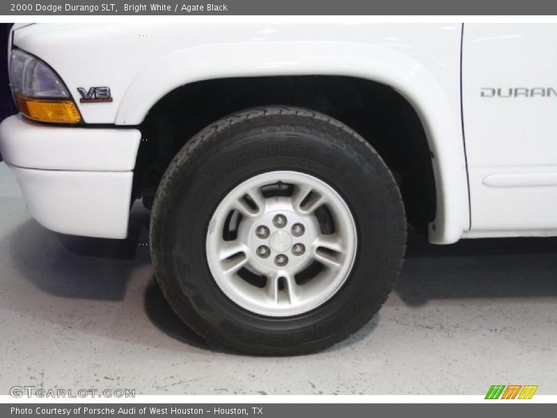 Bright White / Agate Black 2000 Dodge Durango SLT