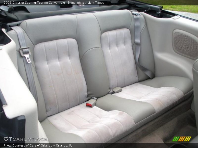 Stone White / Light Taupe 2006 Chrysler Sebring Touring Convertible