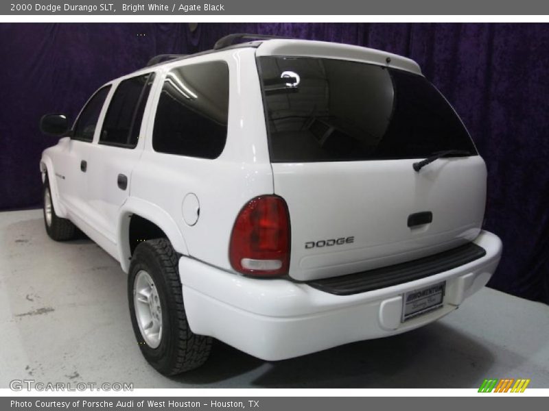 Bright White / Agate Black 2000 Dodge Durango SLT