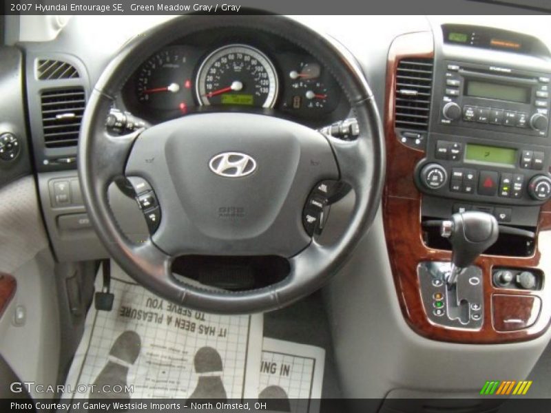 Green Meadow Gray / Gray 2007 Hyundai Entourage SE