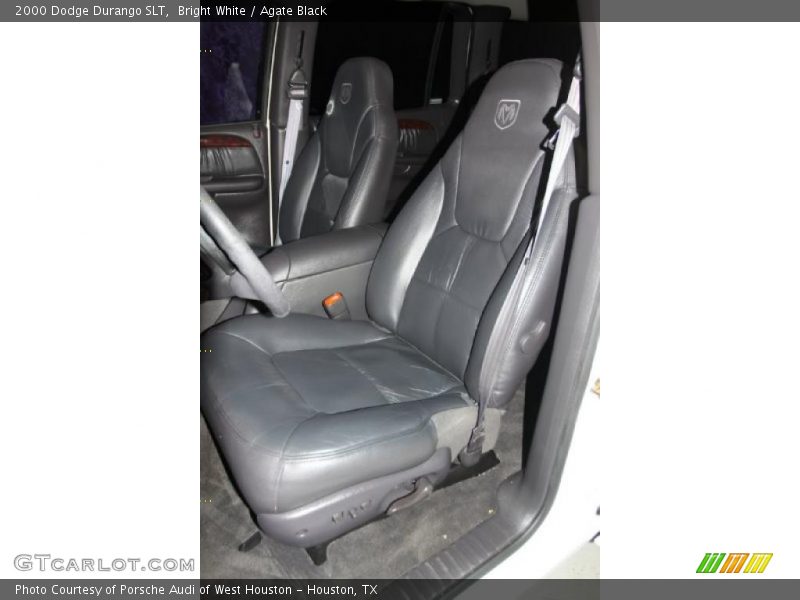 Bright White / Agate Black 2000 Dodge Durango SLT
