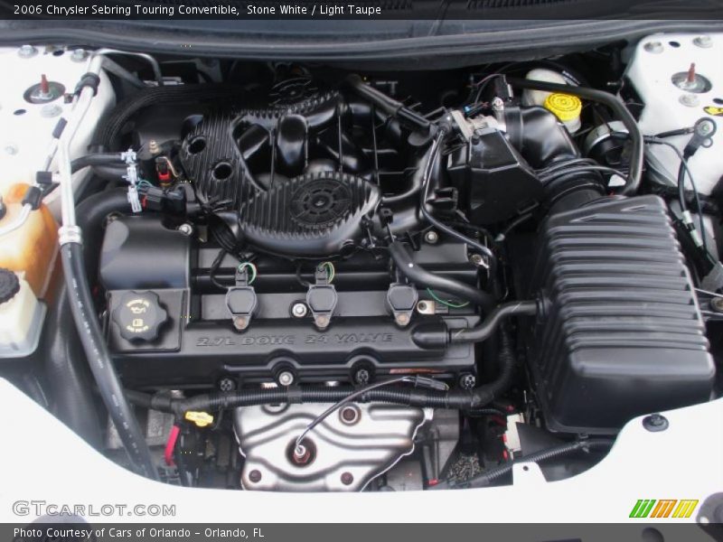 Stone White / Light Taupe 2006 Chrysler Sebring Touring Convertible