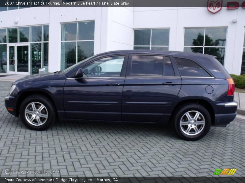 Modern Blue Pearl / Pastel Slate Gray 2007 Chrysler Pacifica Touring