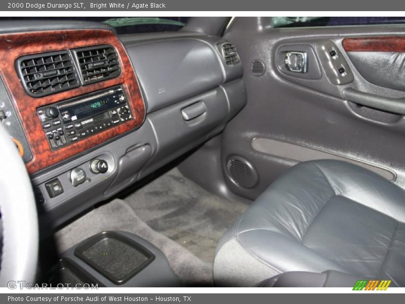 Bright White / Agate Black 2000 Dodge Durango SLT