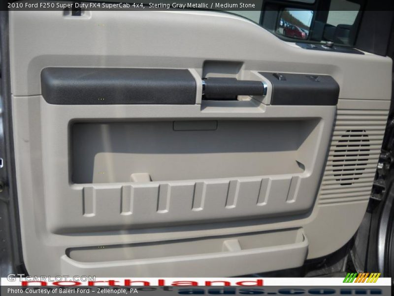 Sterling Gray Metallic / Medium Stone 2010 Ford F250 Super Duty FX4 SuperCab 4x4
