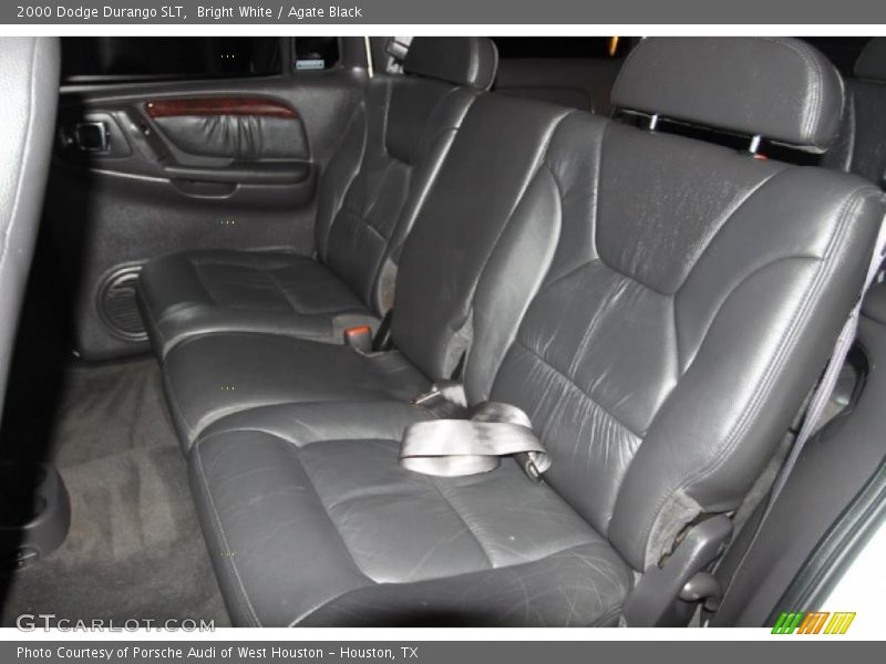Bright White / Agate Black 2000 Dodge Durango SLT
