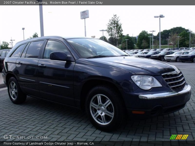 Modern Blue Pearl / Pastel Slate Gray 2007 Chrysler Pacifica Touring