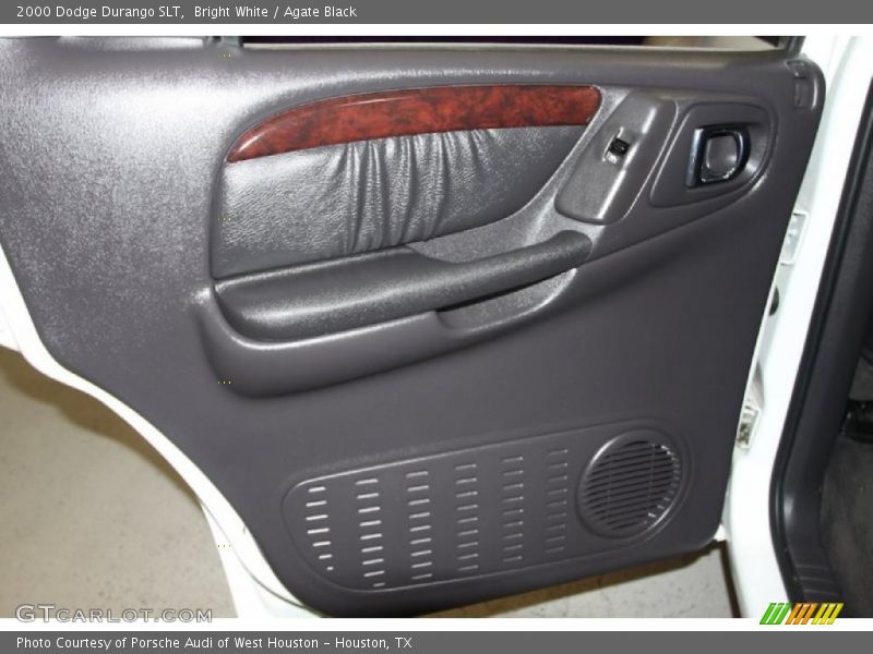 Bright White / Agate Black 2000 Dodge Durango SLT