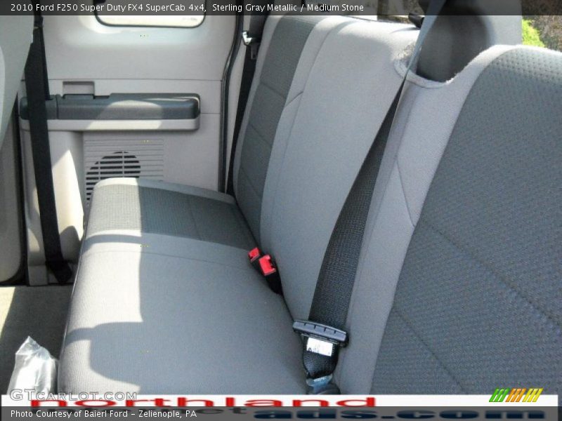 Sterling Gray Metallic / Medium Stone 2010 Ford F250 Super Duty FX4 SuperCab 4x4