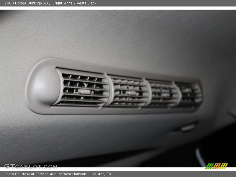 Bright White / Agate Black 2000 Dodge Durango SLT