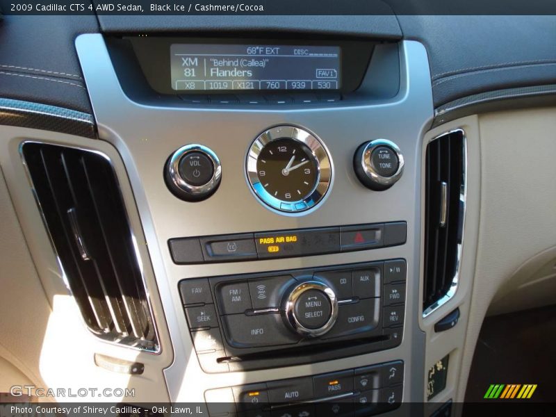Black Ice / Cashmere/Cocoa 2009 Cadillac CTS 4 AWD Sedan
