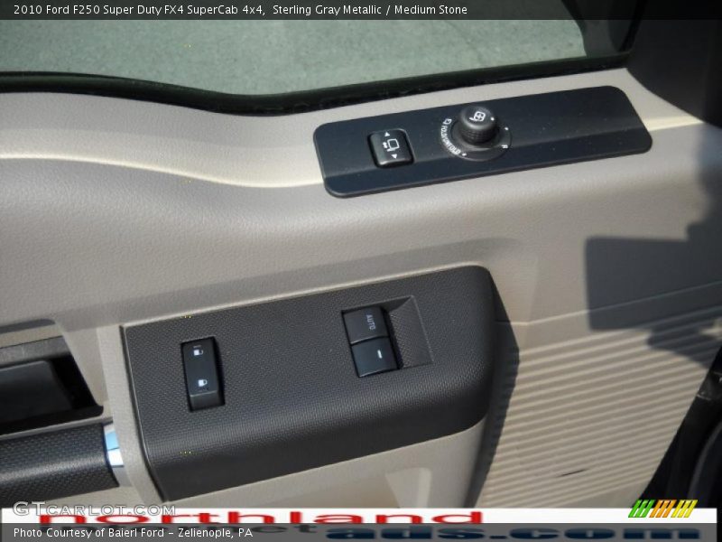 Sterling Gray Metallic / Medium Stone 2010 Ford F250 Super Duty FX4 SuperCab 4x4