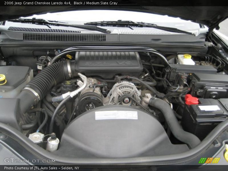 Black / Medium Slate Gray 2006 Jeep Grand Cherokee Laredo 4x4
