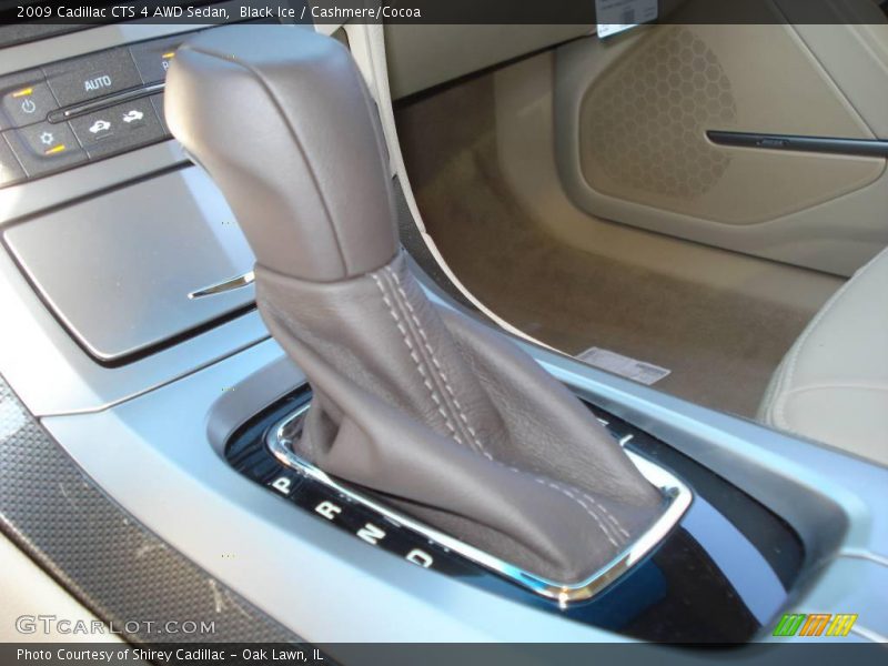 Black Ice / Cashmere/Cocoa 2009 Cadillac CTS 4 AWD Sedan