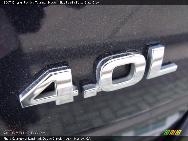 Modern Blue Pearl / Pastel Slate Gray 2007 Chrysler Pacifica Touring