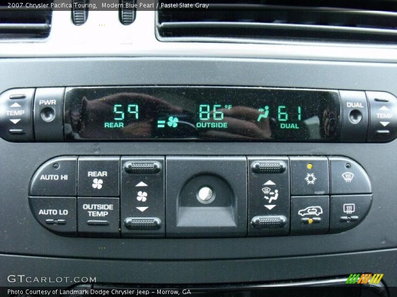 Modern Blue Pearl / Pastel Slate Gray 2007 Chrysler Pacifica Touring