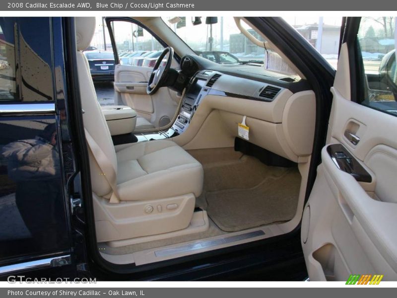 Blue Chip / Cocoa/Light Cashmere 2008 Cadillac Escalade AWD