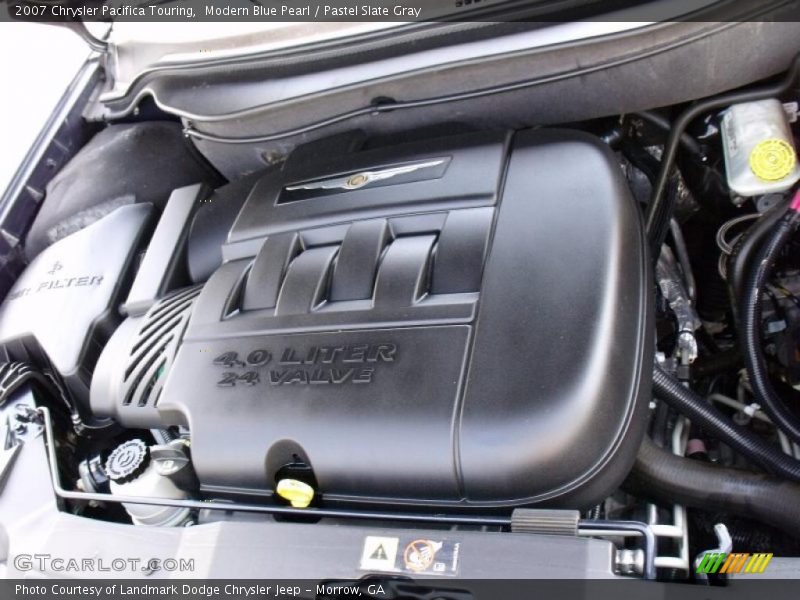Modern Blue Pearl / Pastel Slate Gray 2007 Chrysler Pacifica Touring