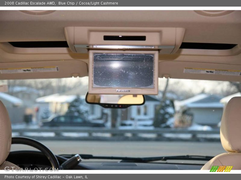 Blue Chip / Cocoa/Light Cashmere 2008 Cadillac Escalade AWD