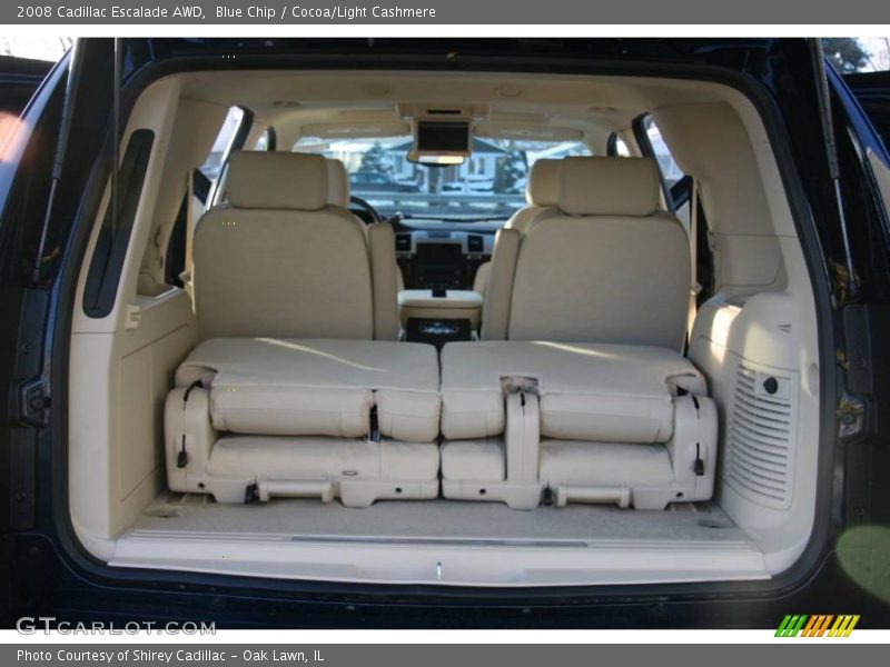 Blue Chip / Cocoa/Light Cashmere 2008 Cadillac Escalade AWD