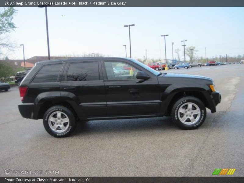 Black / Medium Slate Gray 2007 Jeep Grand Cherokee Laredo 4x4