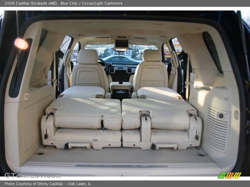 Blue Chip / Cocoa/Light Cashmere 2008 Cadillac Escalade AWD