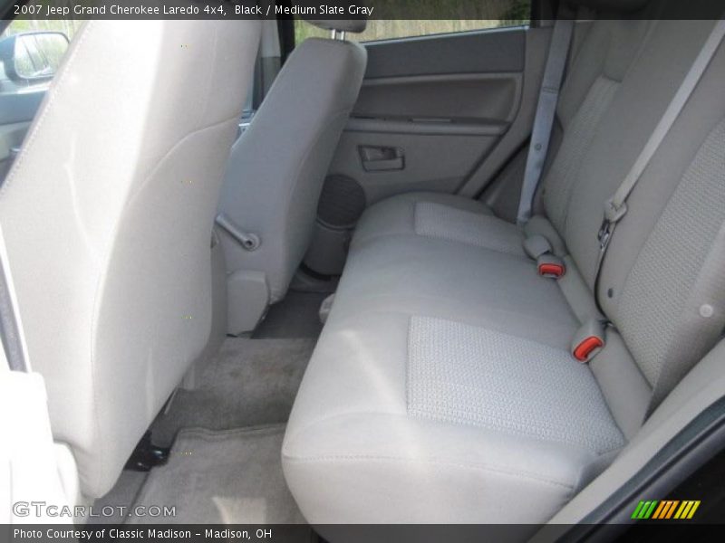 Black / Medium Slate Gray 2007 Jeep Grand Cherokee Laredo 4x4