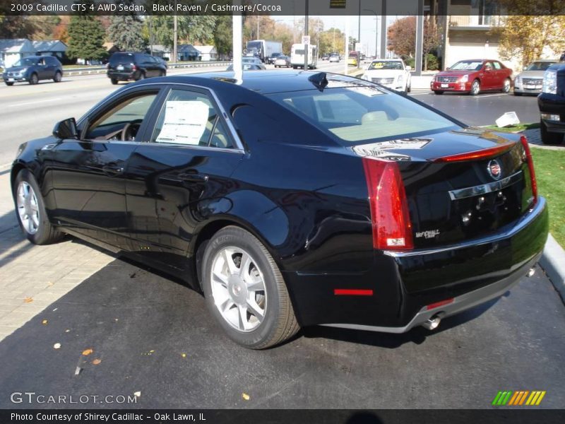 Black Raven / Cashmere/Cocoa 2009 Cadillac CTS 4 AWD Sedan