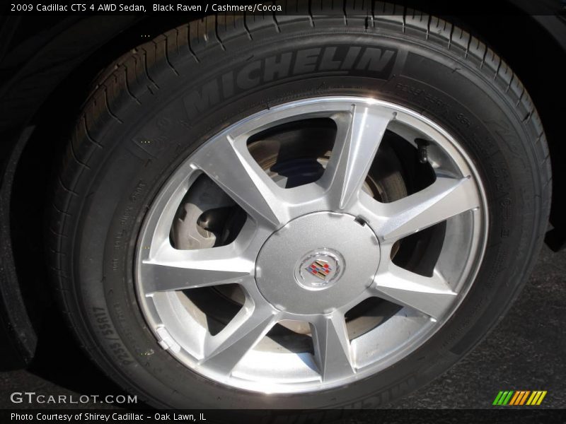 Black Raven / Cashmere/Cocoa 2009 Cadillac CTS 4 AWD Sedan