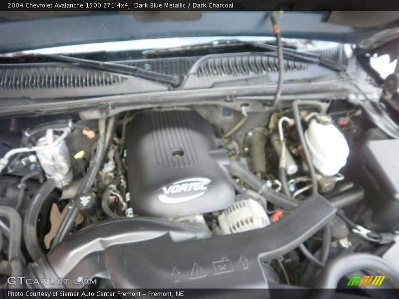Dark Blue Metallic / Dark Charcoal 2004 Chevrolet Avalanche 1500 Z71 4x4
