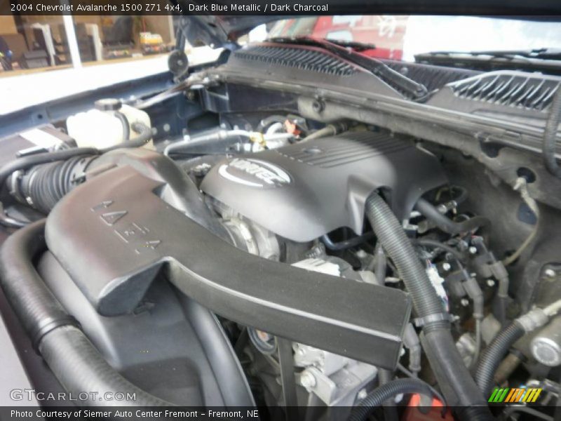 Dark Blue Metallic / Dark Charcoal 2004 Chevrolet Avalanche 1500 Z71 4x4