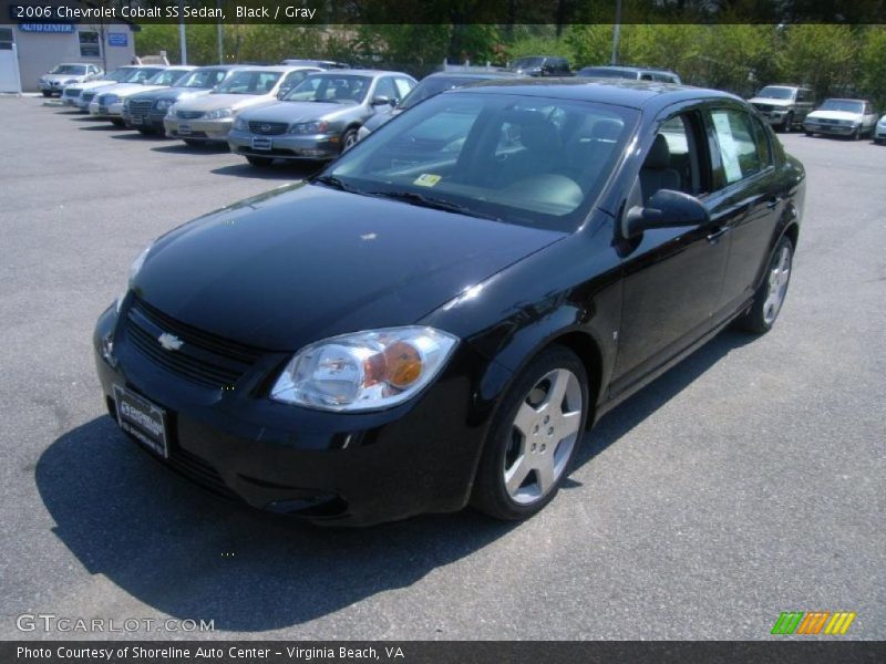Black / Gray 2006 Chevrolet Cobalt SS Sedan