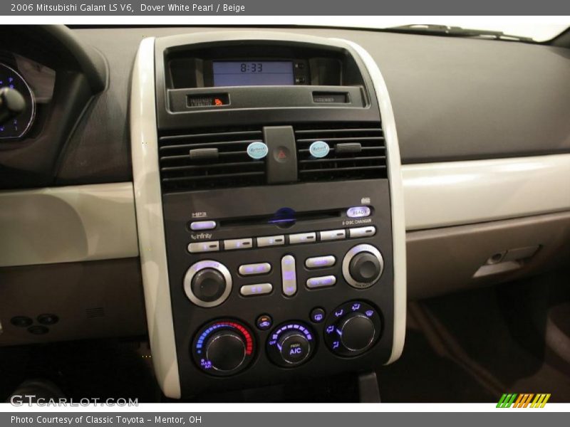 Dover White Pearl / Beige 2006 Mitsubishi Galant LS V6