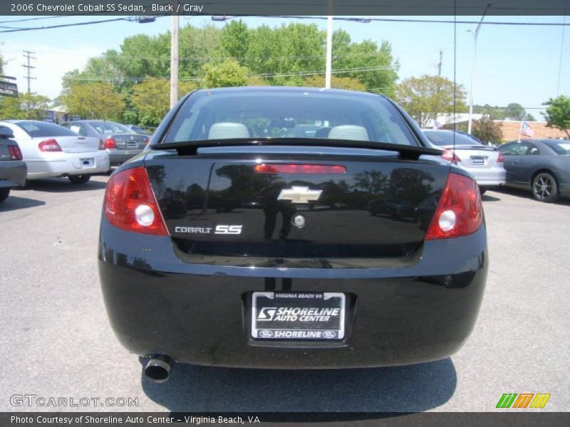 Black / Gray 2006 Chevrolet Cobalt SS Sedan