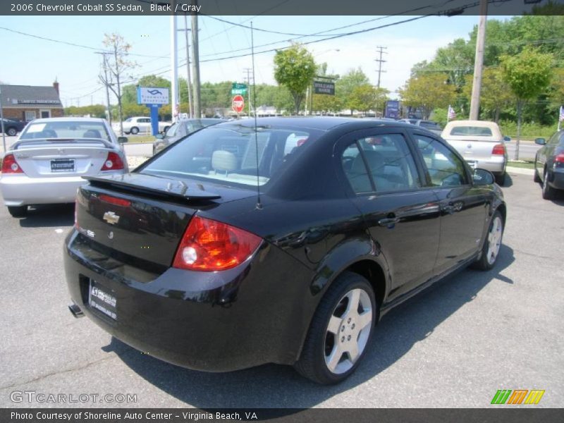 Black / Gray 2006 Chevrolet Cobalt SS Sedan