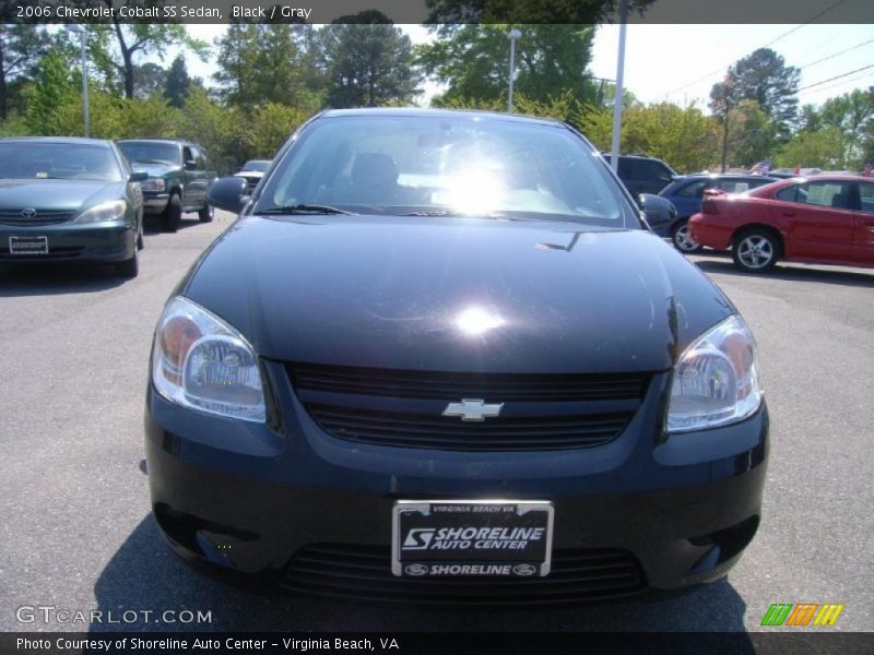 Black / Gray 2006 Chevrolet Cobalt SS Sedan