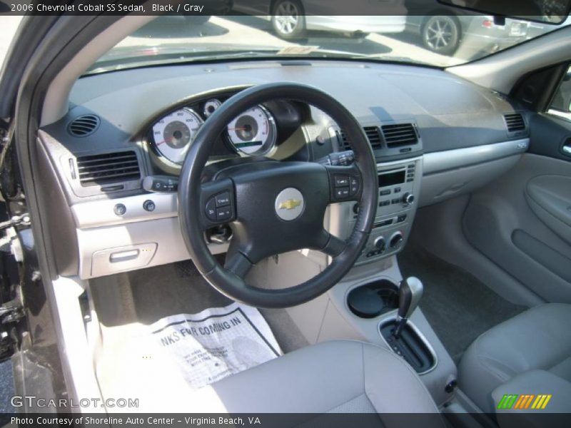 Black / Gray 2006 Chevrolet Cobalt SS Sedan
