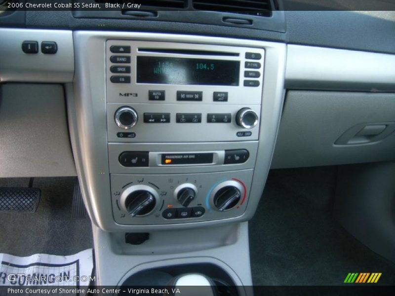 Black / Gray 2006 Chevrolet Cobalt SS Sedan
