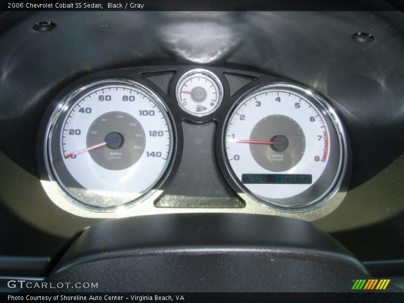 Black / Gray 2006 Chevrolet Cobalt SS Sedan