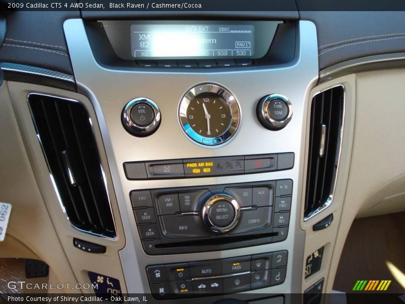 Black Raven / Cashmere/Cocoa 2009 Cadillac CTS 4 AWD Sedan