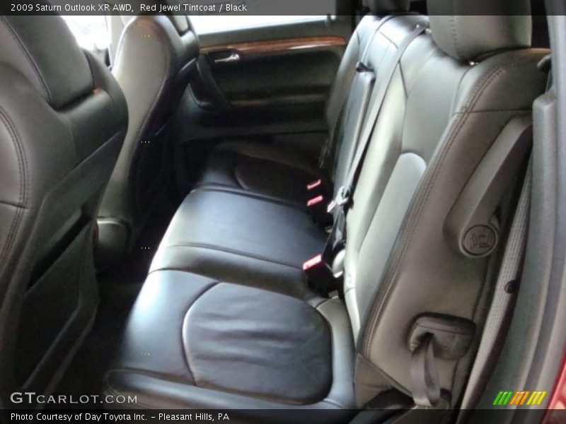 Red Jewel Tintcoat / Black 2009 Saturn Outlook XR AWD