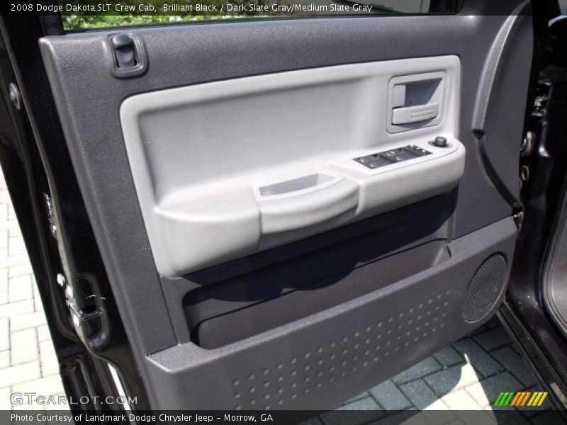 Brilliant Black / Dark Slate Gray/Medium Slate Gray 2008 Dodge Dakota SLT Crew Cab