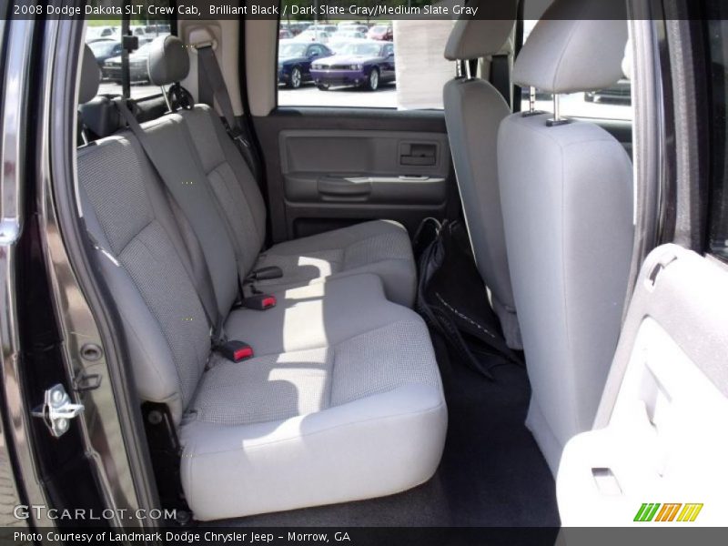 Brilliant Black / Dark Slate Gray/Medium Slate Gray 2008 Dodge Dakota SLT Crew Cab