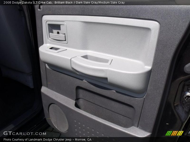 Brilliant Black / Dark Slate Gray/Medium Slate Gray 2008 Dodge Dakota SLT Crew Cab