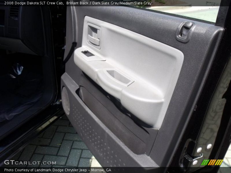 Brilliant Black / Dark Slate Gray/Medium Slate Gray 2008 Dodge Dakota SLT Crew Cab