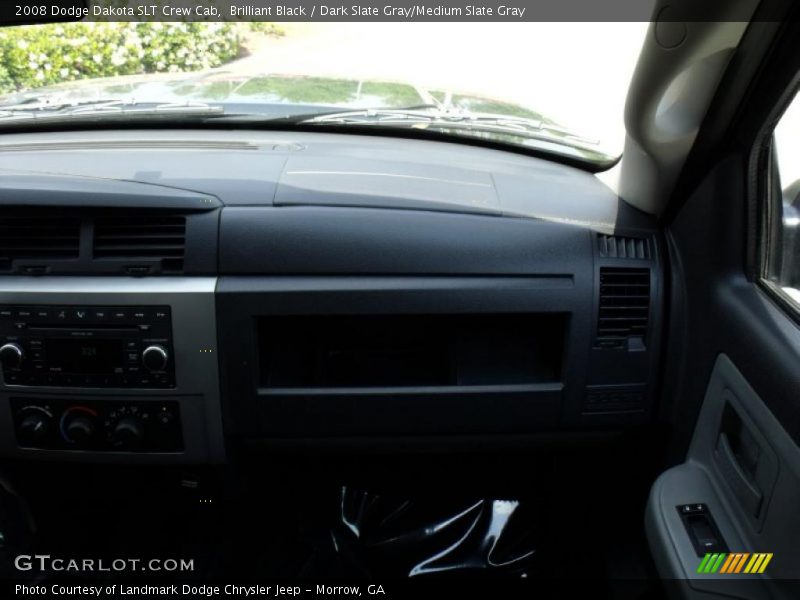 Brilliant Black / Dark Slate Gray/Medium Slate Gray 2008 Dodge Dakota SLT Crew Cab