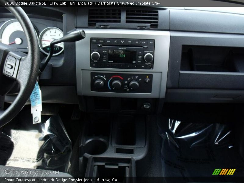 Brilliant Black / Dark Slate Gray/Medium Slate Gray 2008 Dodge Dakota SLT Crew Cab