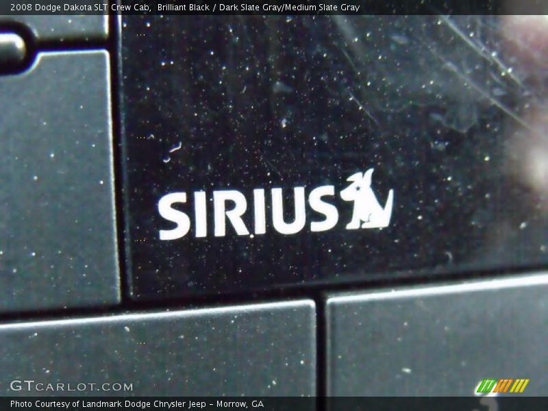 Brilliant Black / Dark Slate Gray/Medium Slate Gray 2008 Dodge Dakota SLT Crew Cab
