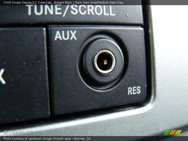 Brilliant Black / Dark Slate Gray/Medium Slate Gray 2008 Dodge Dakota SLT Crew Cab